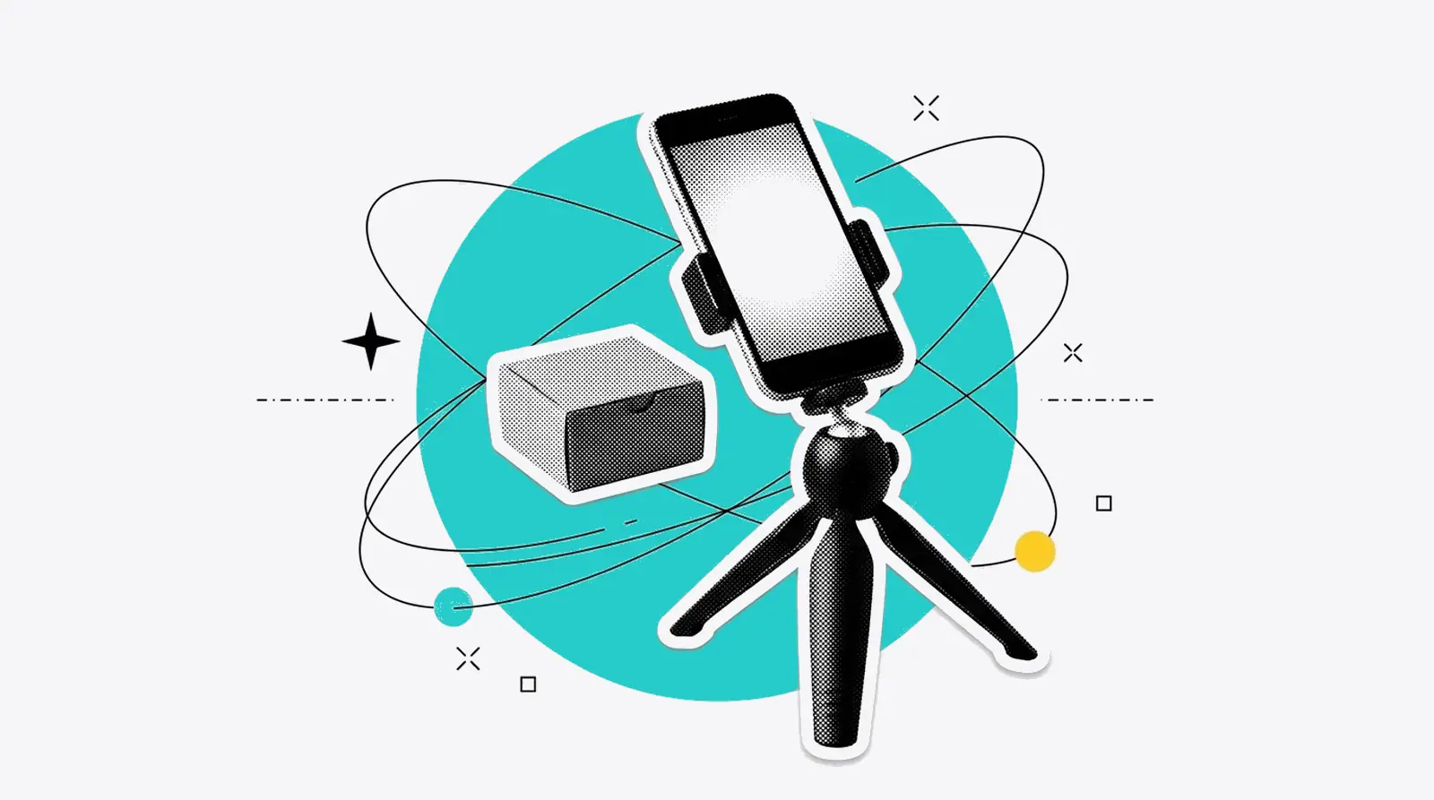 Smartphone su treppiede