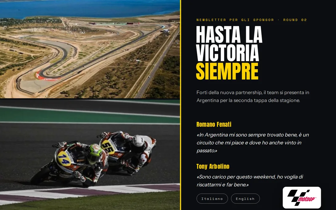 VNE Snipers: le due edizioni della newsletter, in italiano e in inglese.